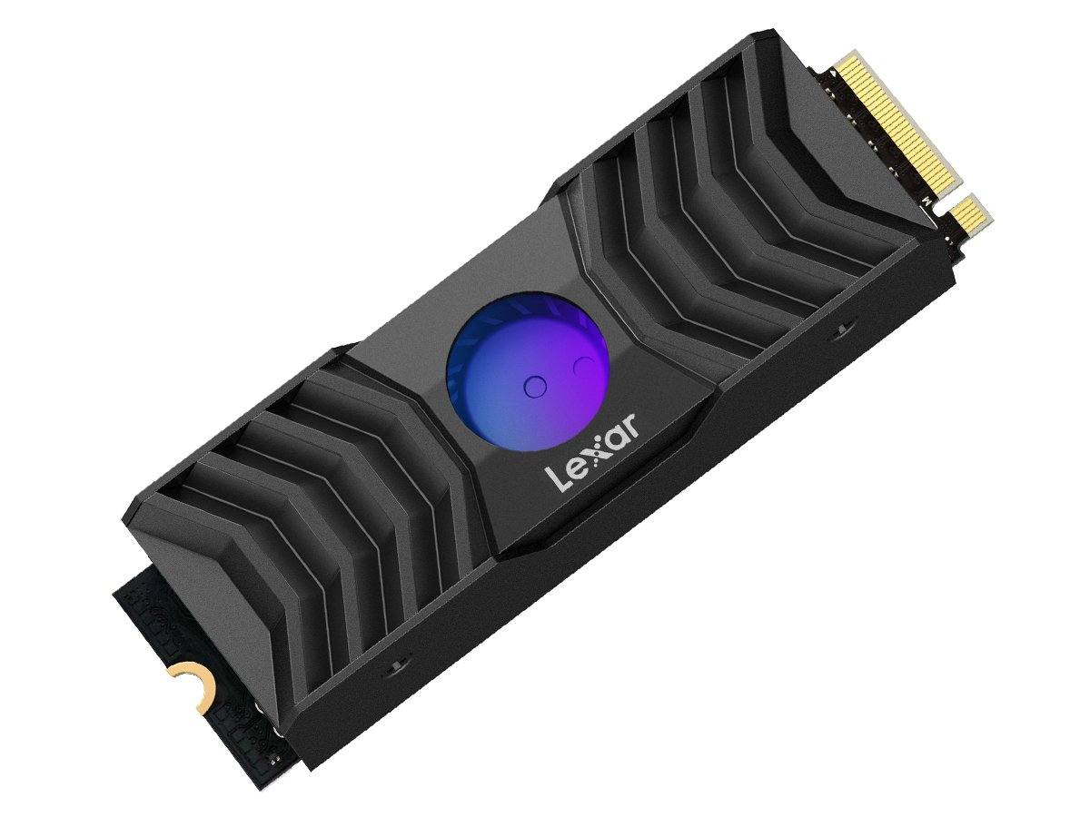 SSD M.2 PCIe Gen 5 Lexar NM1090 Heatsink - Gesamtansicht