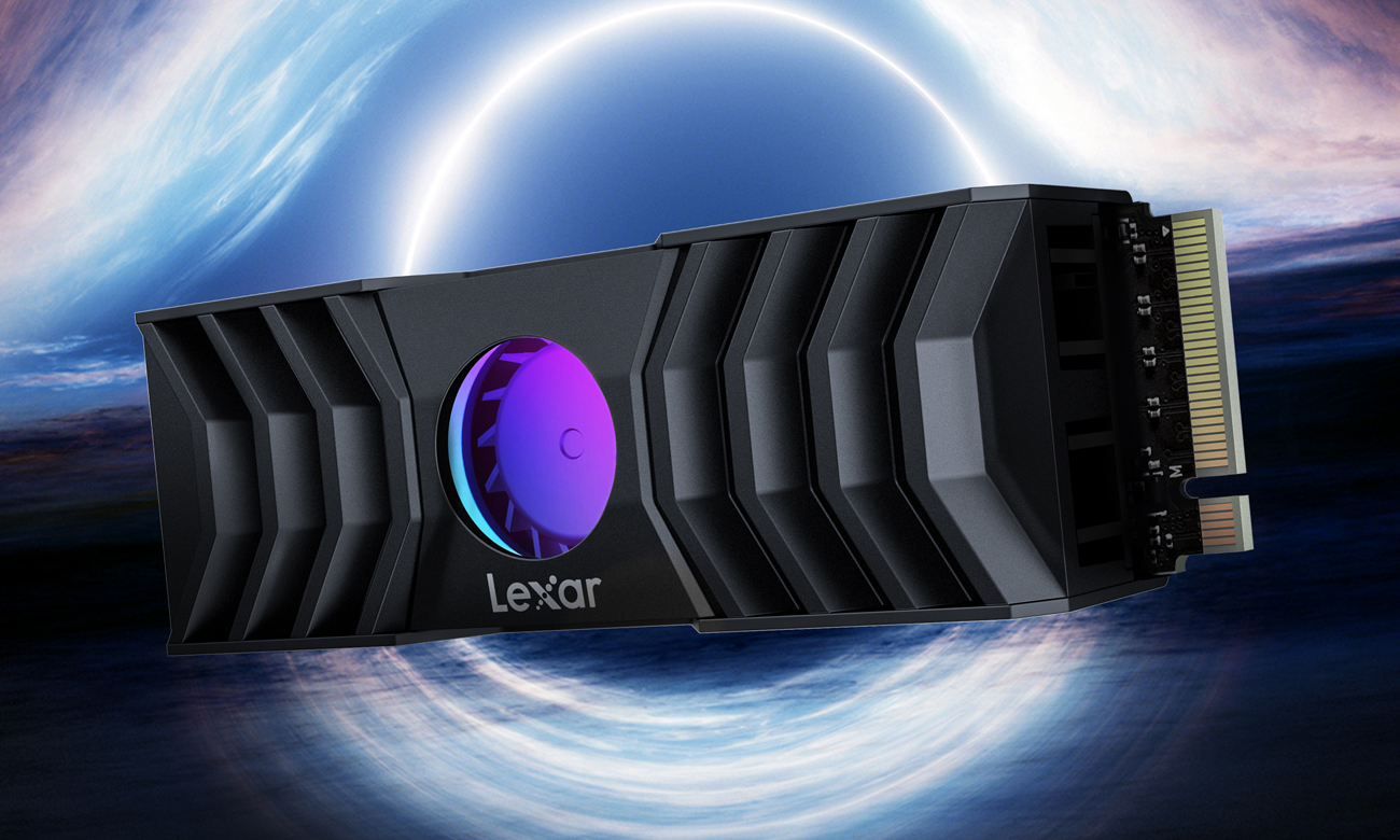 SSD M.2 PCIe Gen 5 Lexar NM1090 Heatsink - Lifestyle-Grafik