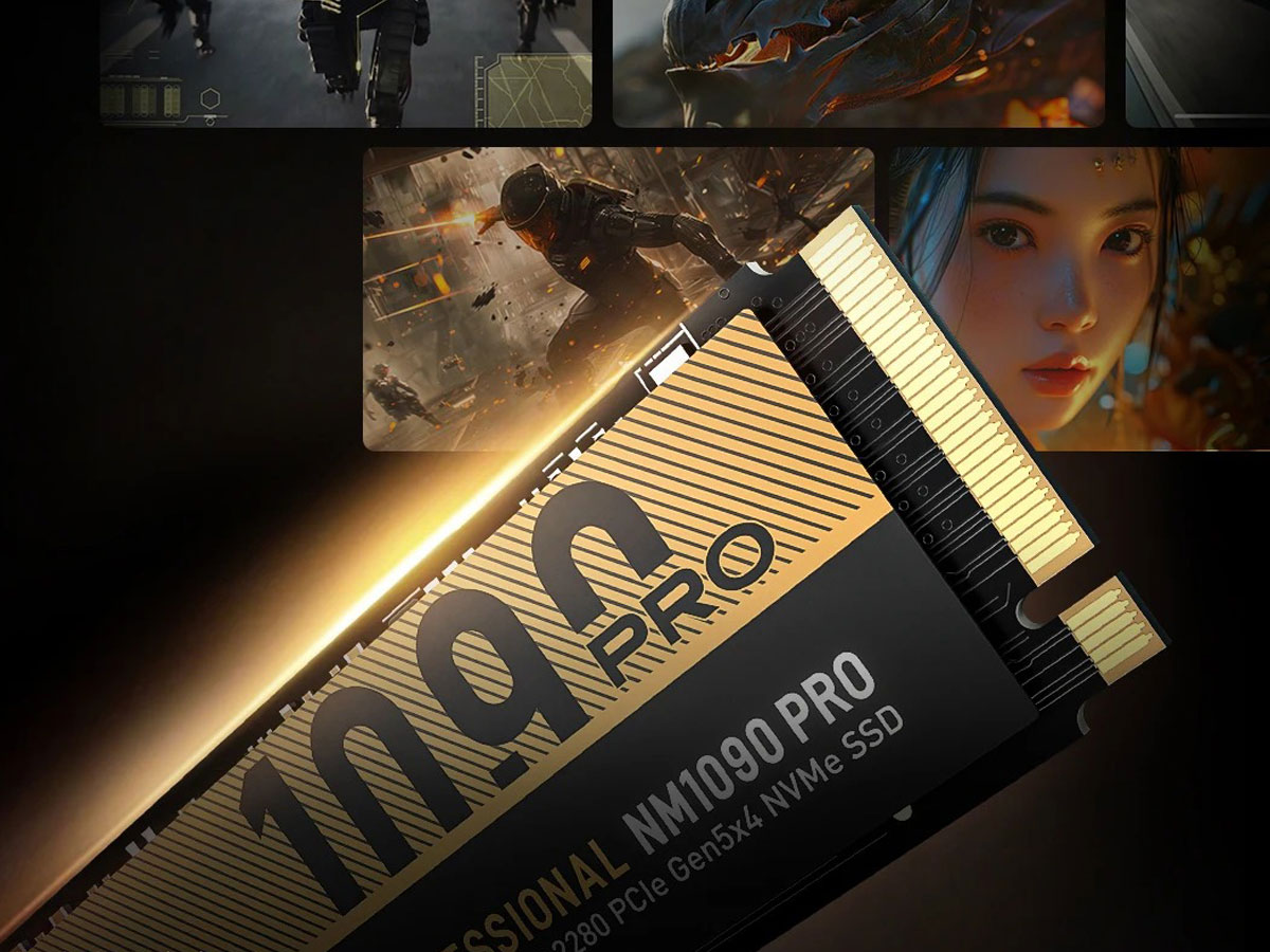 SSD M.2 Lexar Professional NM1090 PRO - Lifestyle-Grafik