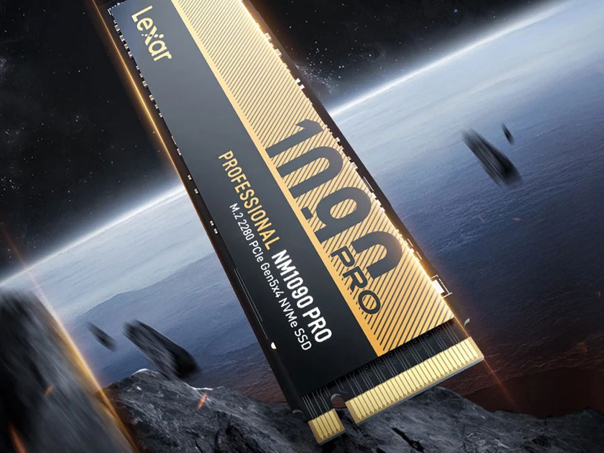 SSD M.2 Lexar Professional NM1090 PRO - Lifestyle-Grafik