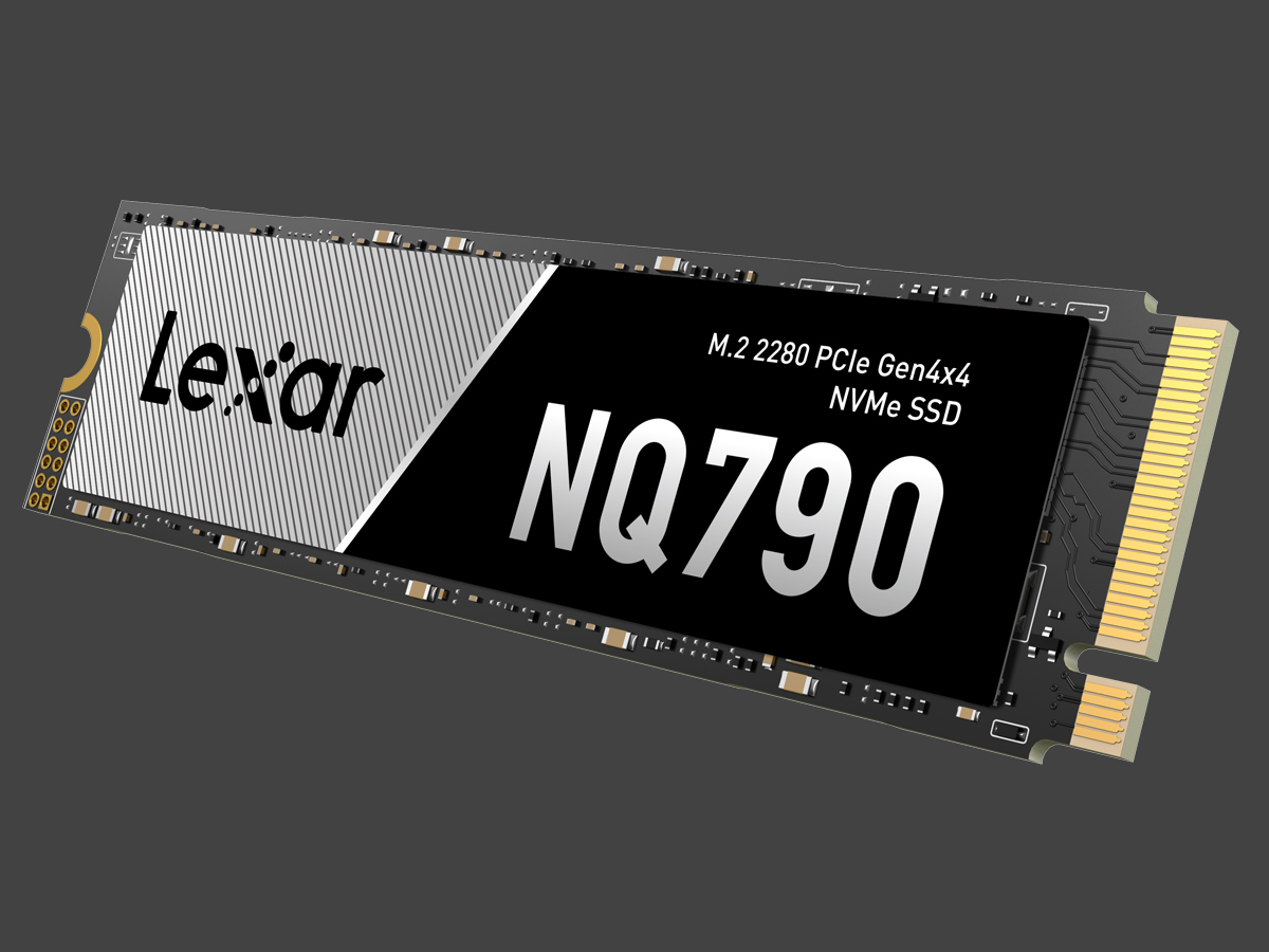 SSD M.2 Lexar NQ790 PCIe Gen4 NVMe - Allgemeine Ansicht, Bild mit Hintergrund