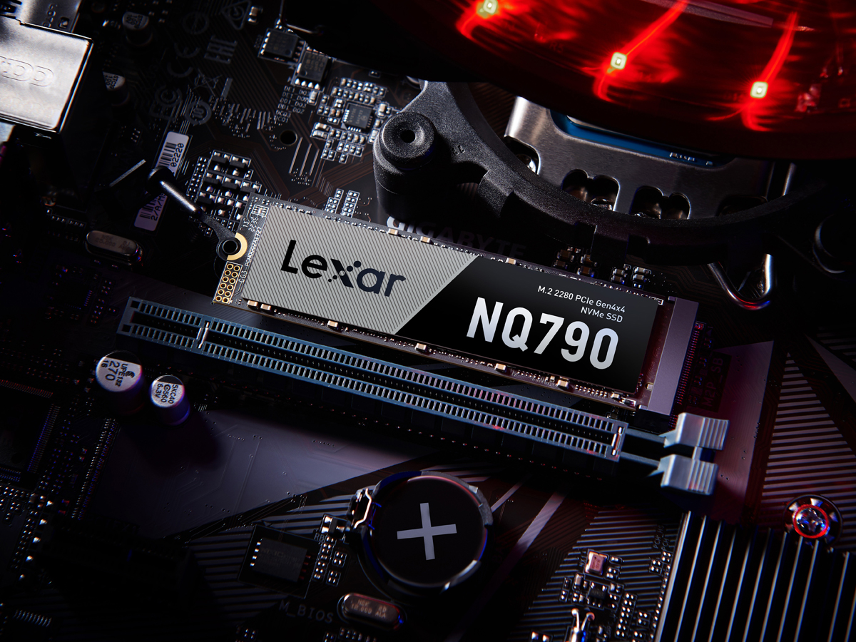 SSD M.2 Lexar NQ790 PCIe Gen4 NVMe - Lifestyle Bild