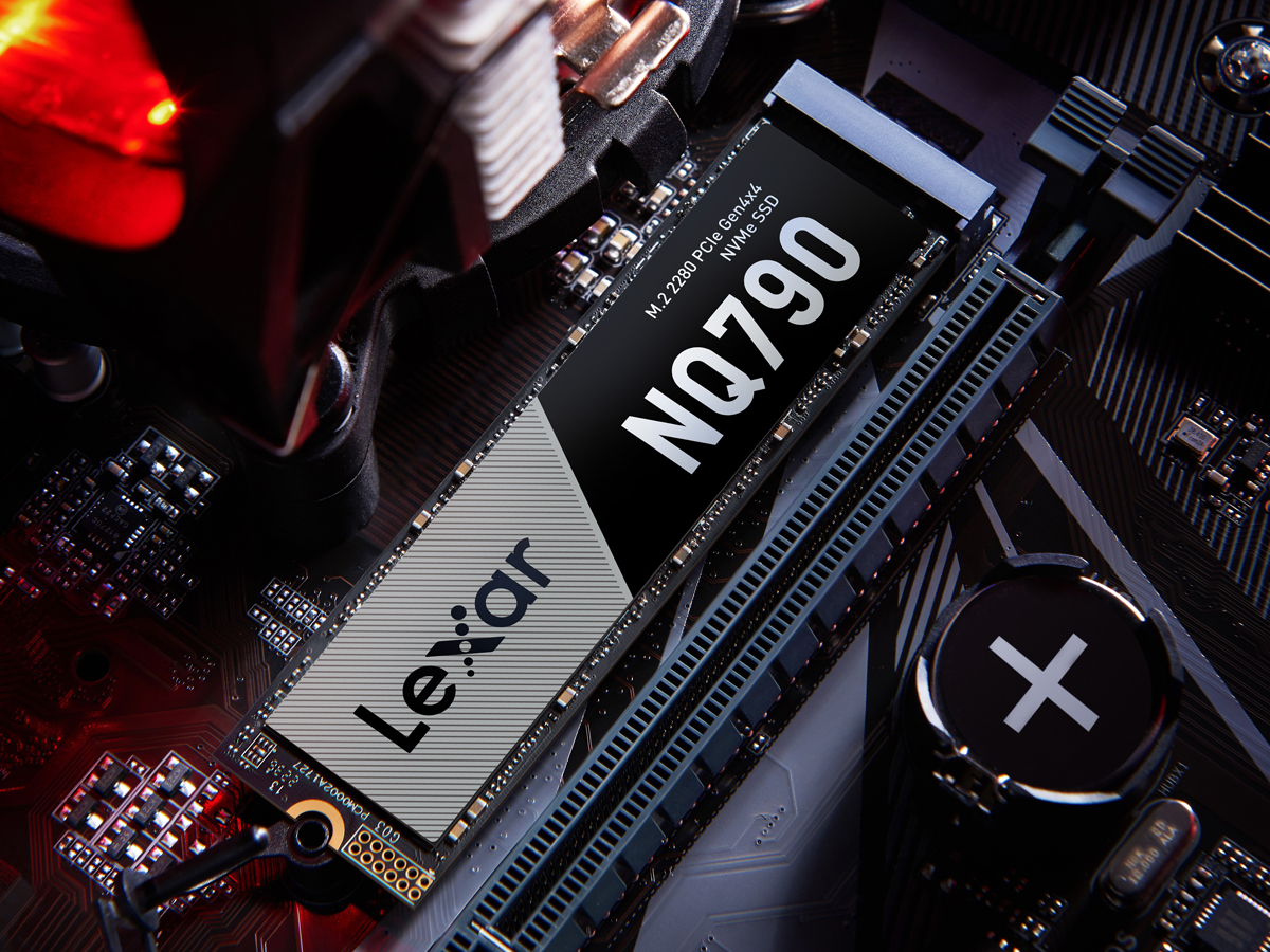 SSD M.2 Lexar NQ790 PCIe Gen4 NVMe - Lifestyle Bild