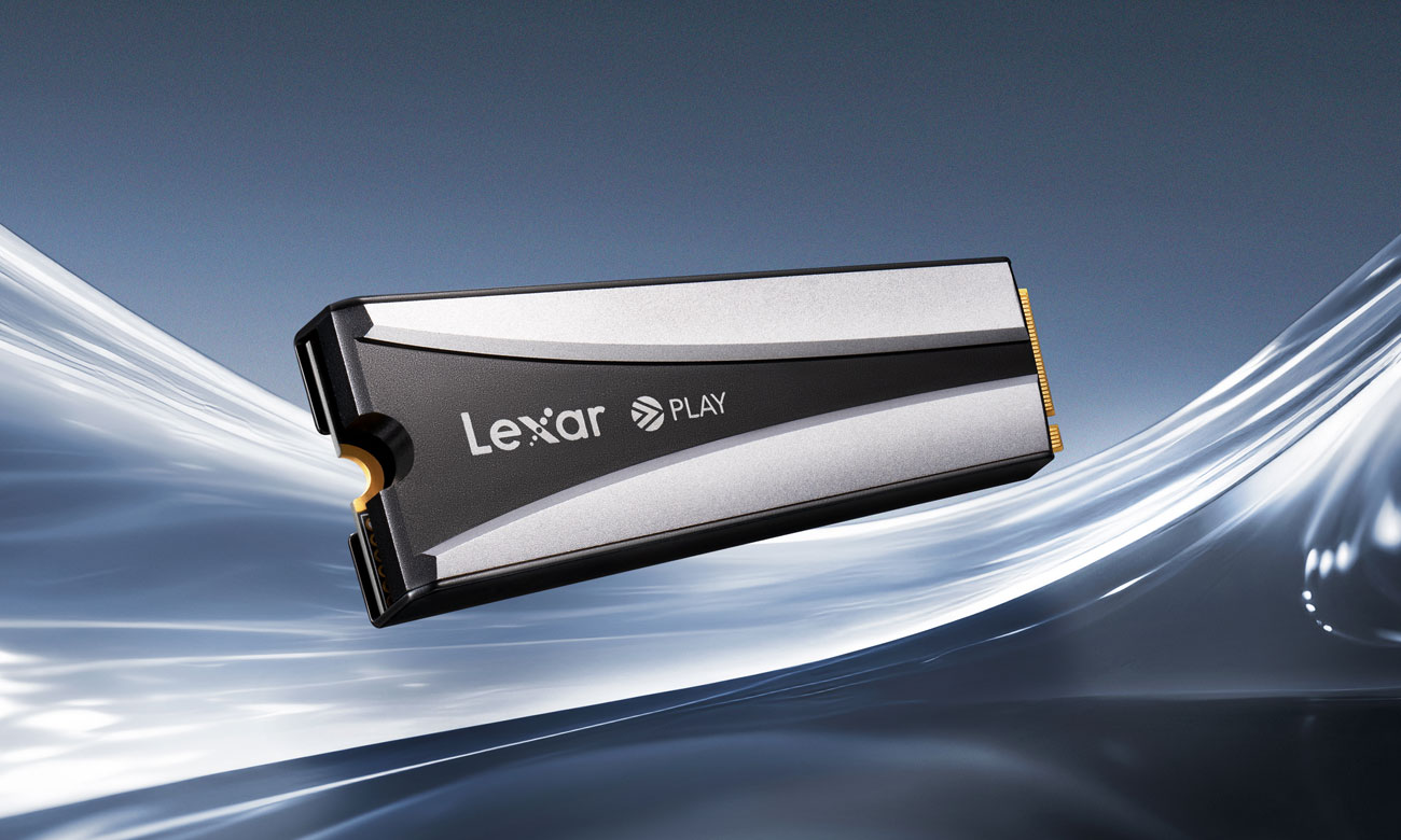 Dysk SSD M.2 Lexar PLAY 2280 PCIe 4.0 - Überblick, Grafik mit Hintergrund