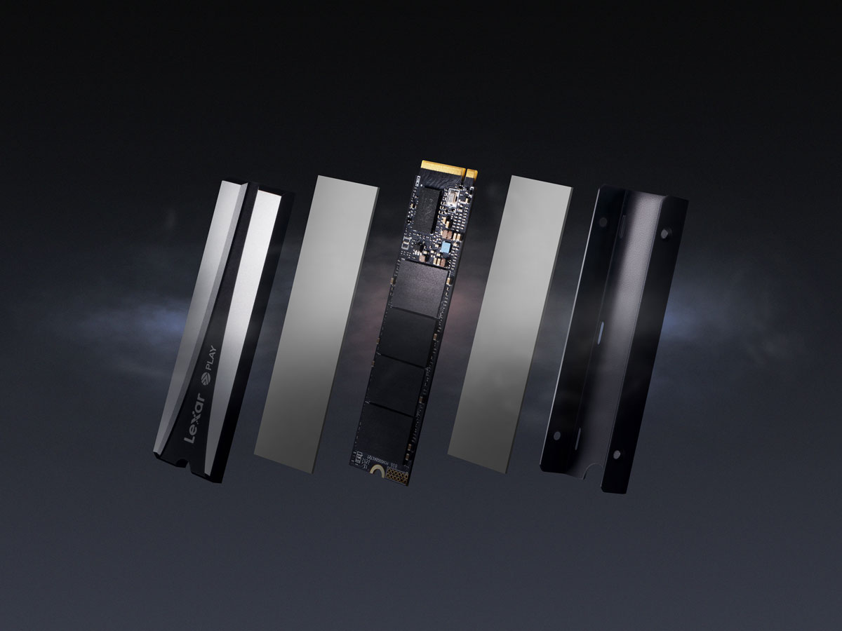Dysk SSD M.2 Lexar PLAY 2280 PCIe 4.0 - Hochwertige Kühlung