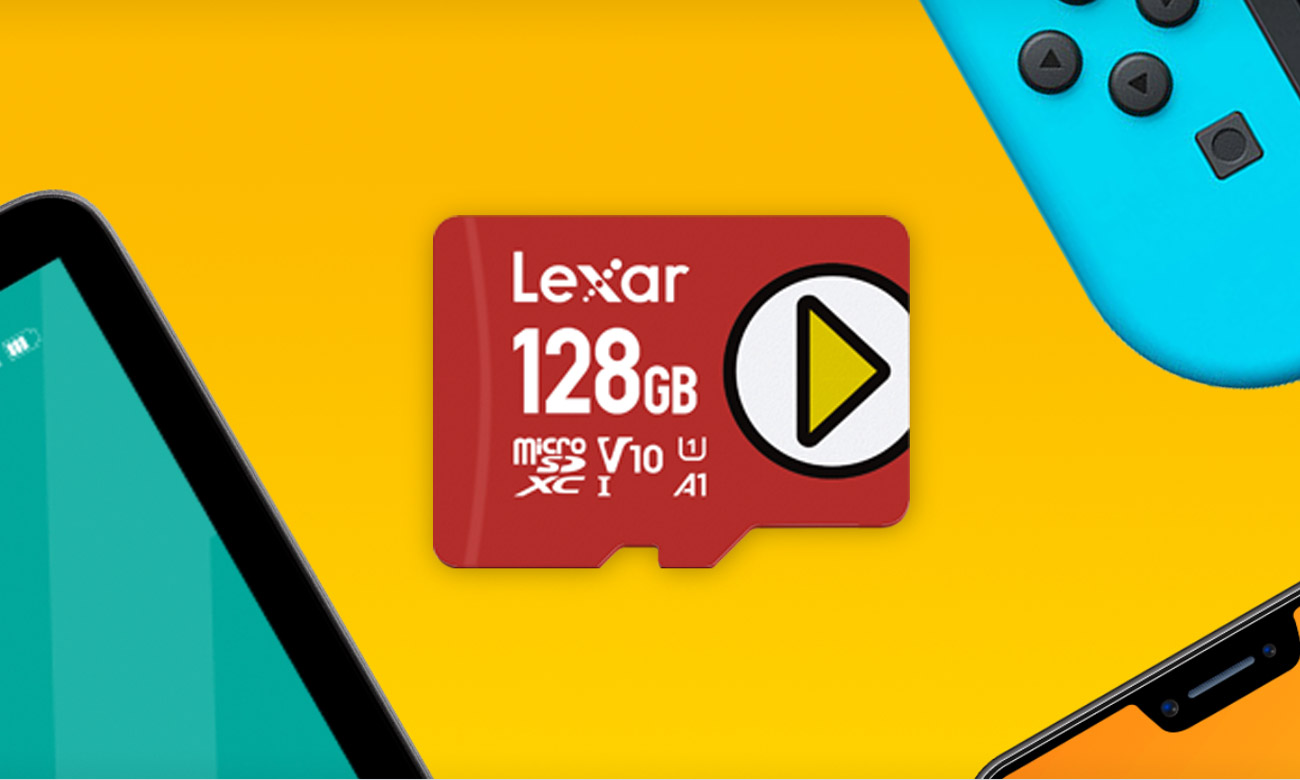 Lexar 128GB microSDXC PLAY A1 V10 U1 Speicherkarte