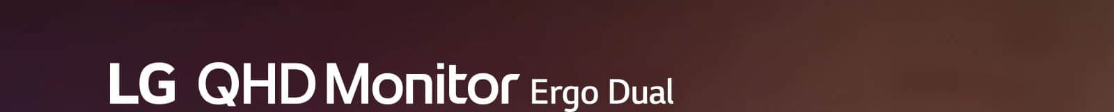Monitor LG QHD Ergo Dual