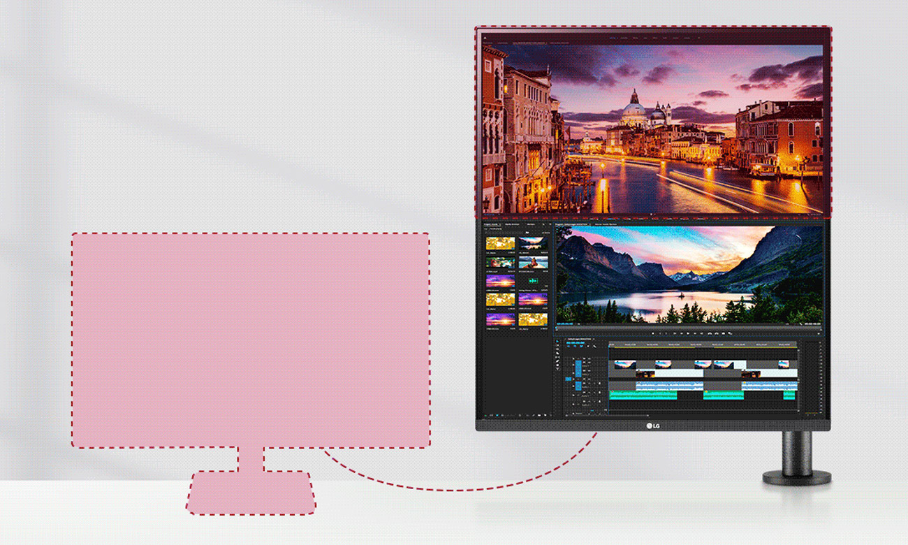 Größere Bildschirmfläche