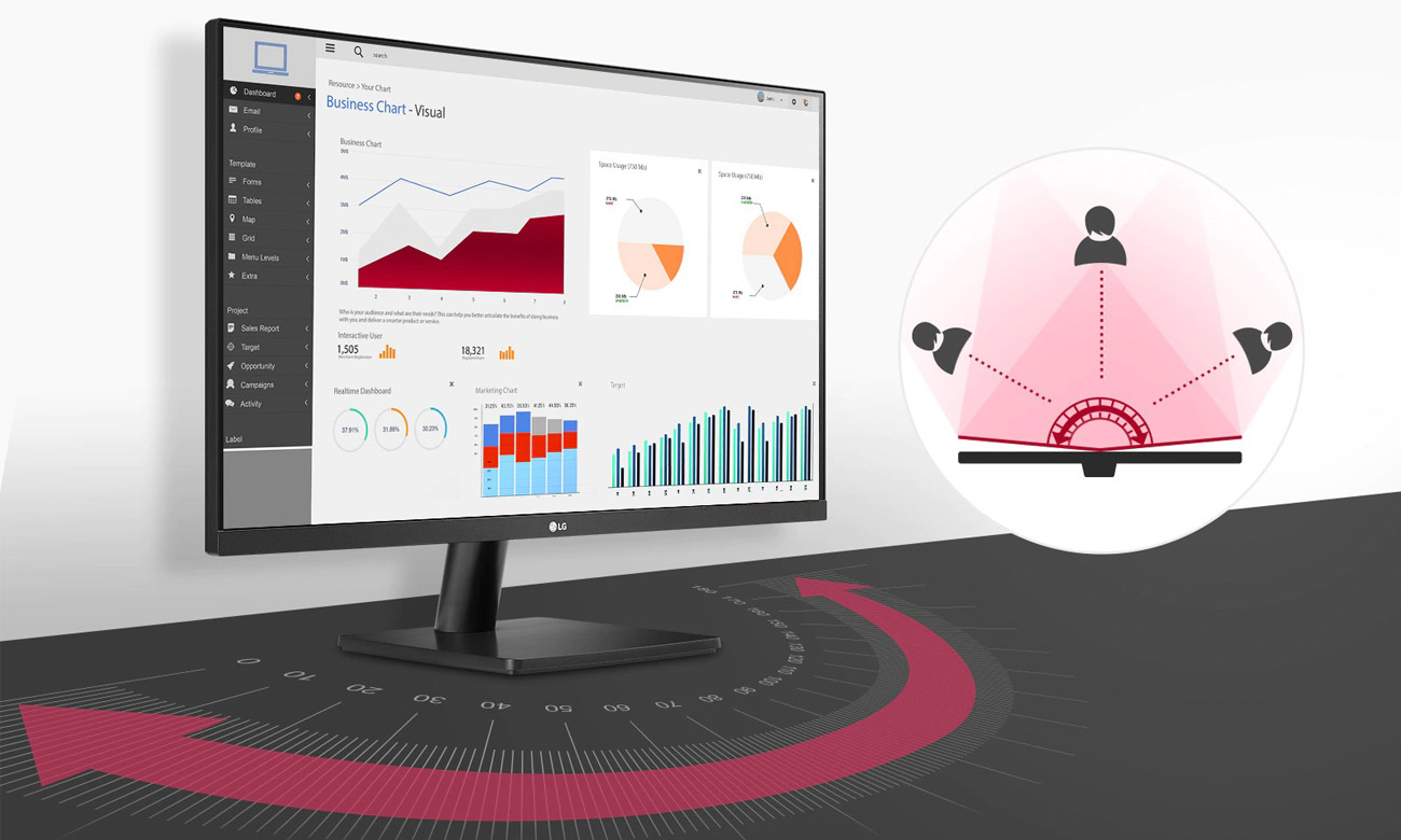 Echte Farben aus weitem Blickwinkel