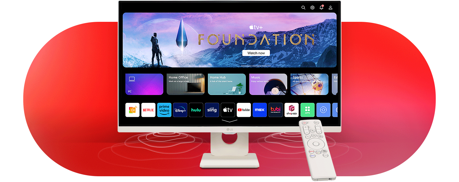 Neue Startseite webOS 23.