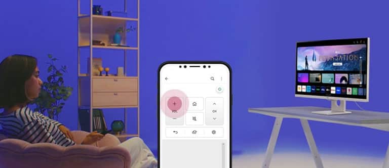 Mit der ThinQ-App kannst du die wichtigsten Funktionen der Fernbedienung nutzen.