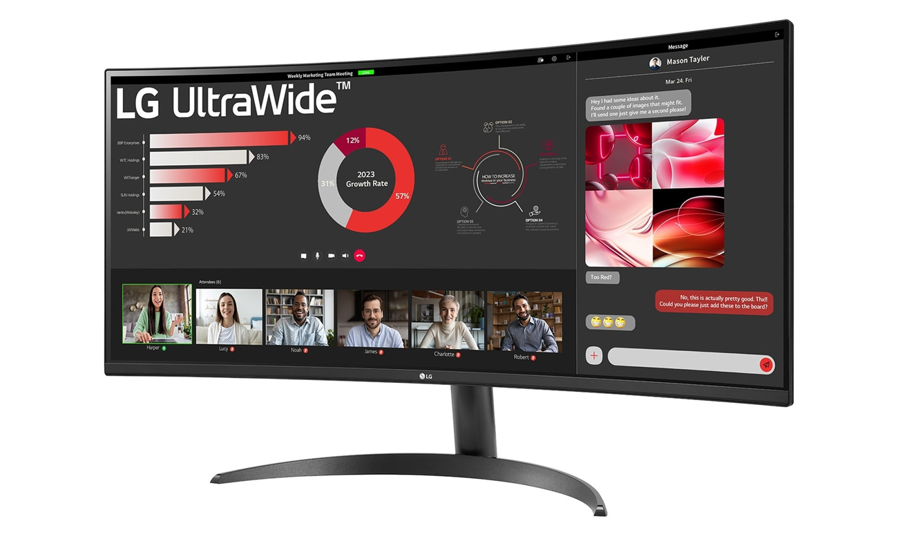 LG UltraWide 34WR50QK-B