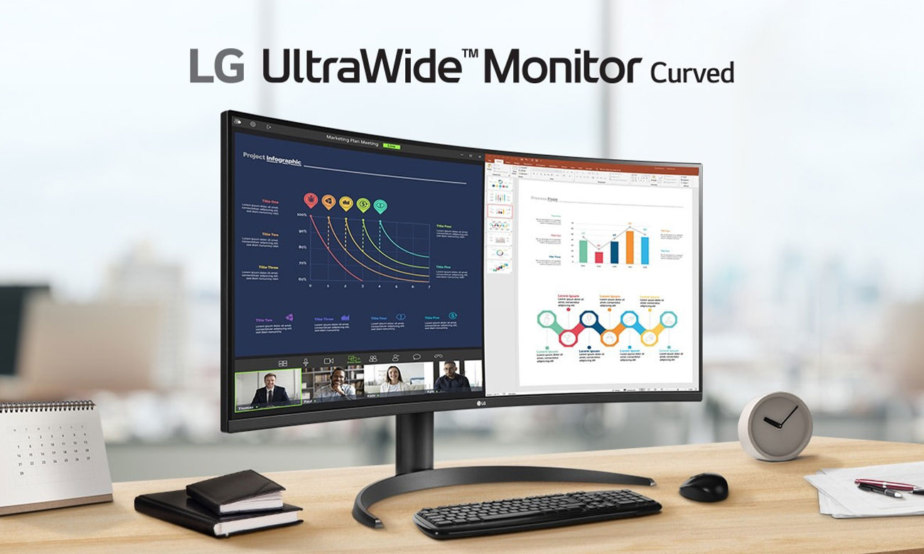 LG UltraWide 34WR55QC-B