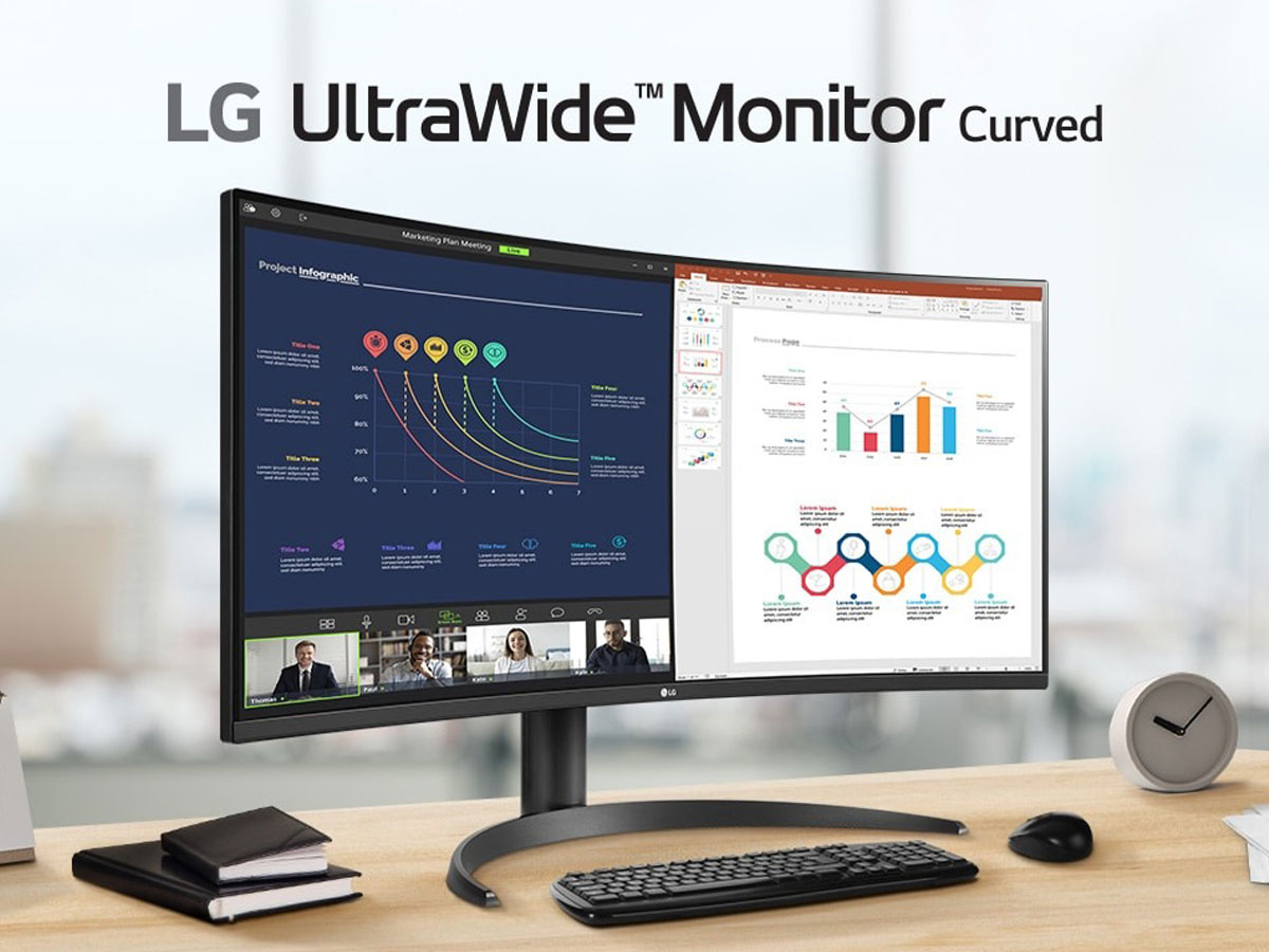 LG UltraWide 34WR55QC-B