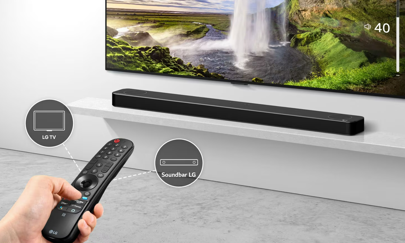 Soundbar LG SP8YA dopasowany do telewizorów LG