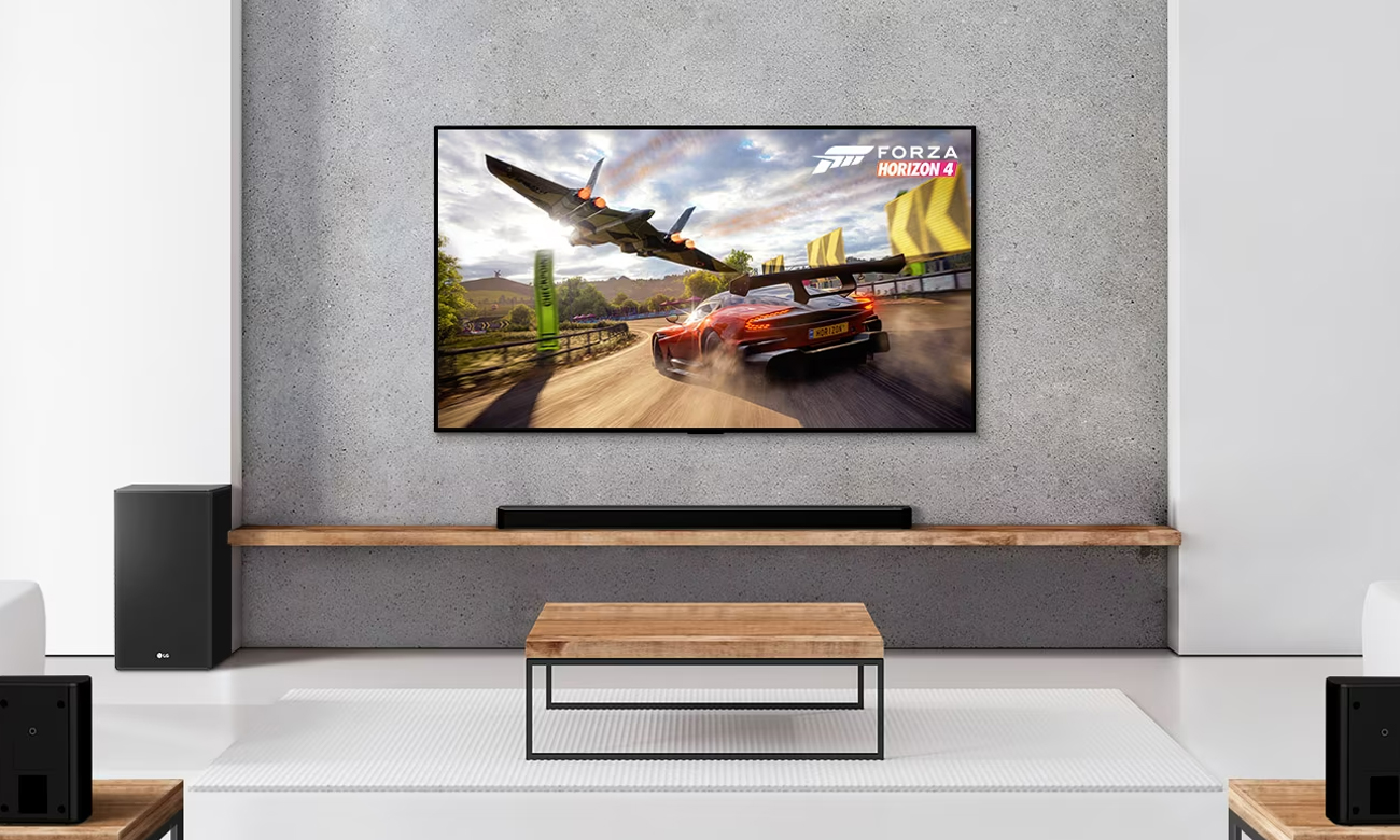 Soundbar LG SP8YA rozgrywka