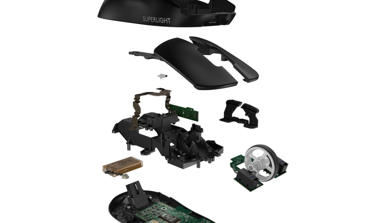 Kabellose Maus Logitech PRO X SUPERLIGHT Schwarz