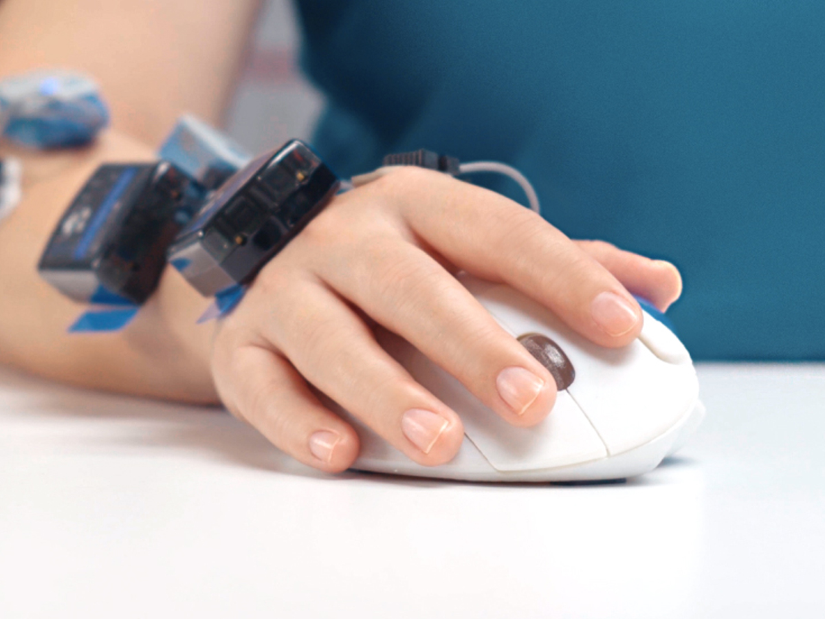 Kabellose Maus Logitech ERGO M575S Weiß