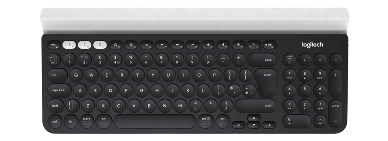 Logitech K780 Wireless Widok Z Góry