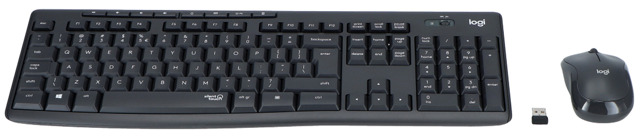Zestaw bezprzewodowy do domu i biura Logitech MK295 Silent