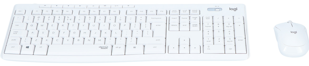 Zestaw bezprzewodowy do domu i biura Logitech MK295 Silent
