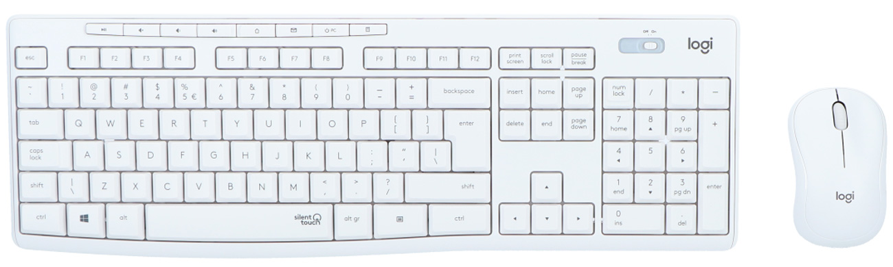 Zestaw bezprzewodowy do domu i biura Logitech MK295 Silent