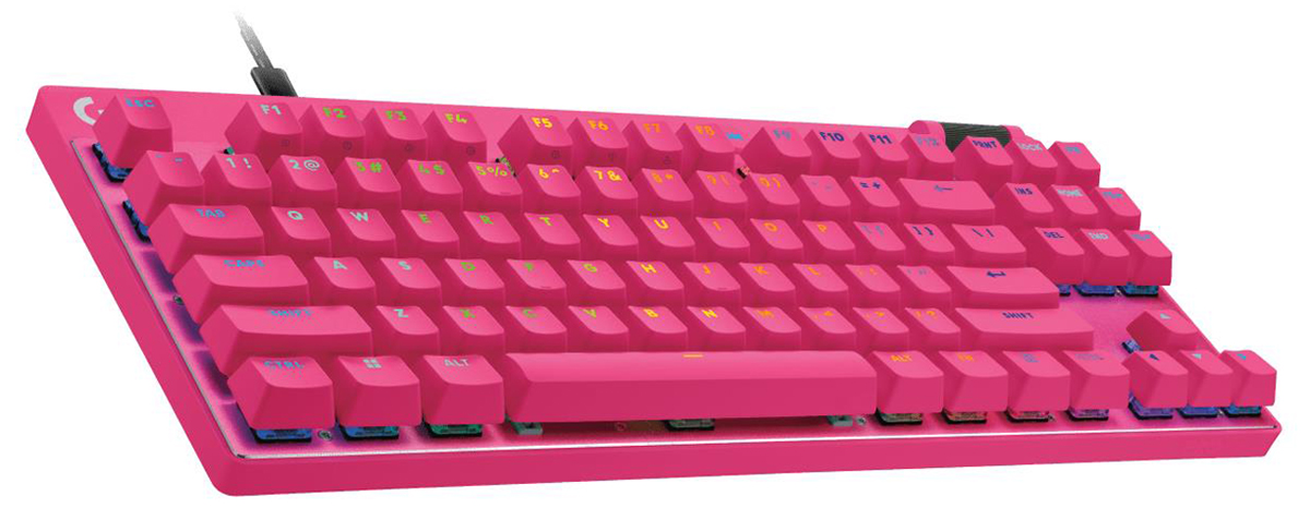 Logitech G PRO X TKL Rapid magenta Tastatur
