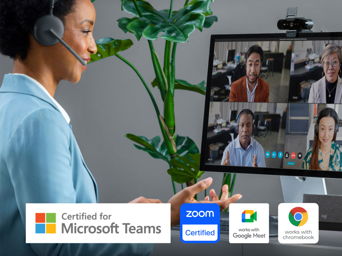 Kamera internetowa Logitech Brio 4K CR - Grafika lifestyle