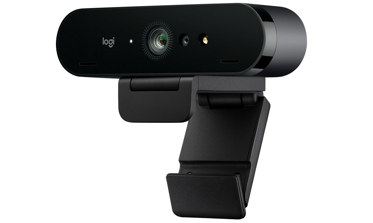 Kamera internetowa Logitech Brio 4K CR - Widok od przodu pod kątem