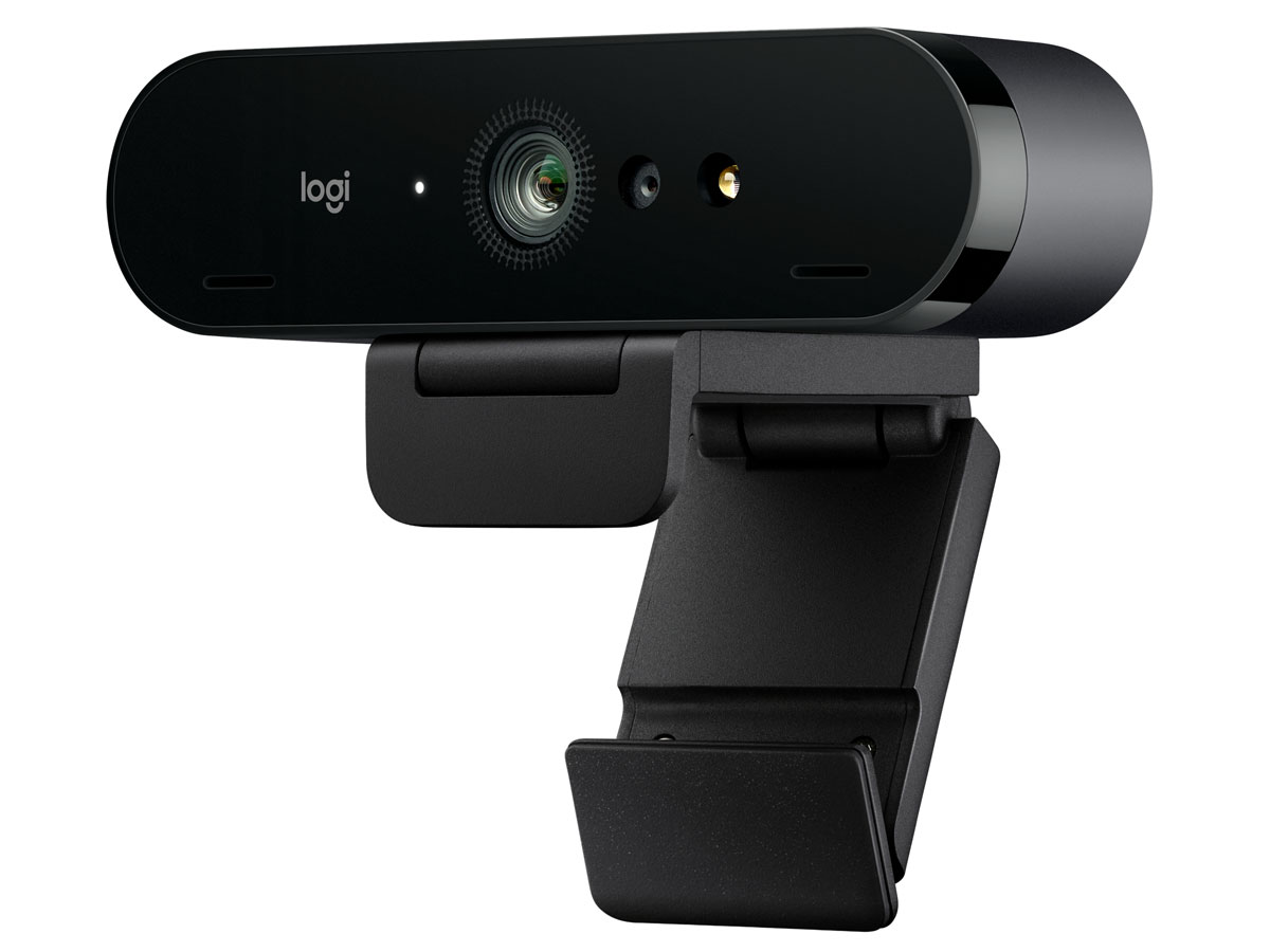 Kamera internetowa Logitech Brio 4K CR - Widok od przodu pod kątem