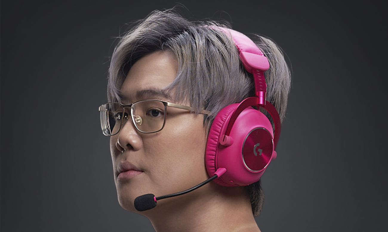 Drahtlose Gaming-Kopfhörer Logitech G PRO X 2 Lightspeed Magenta - Lifestyle-Grafik