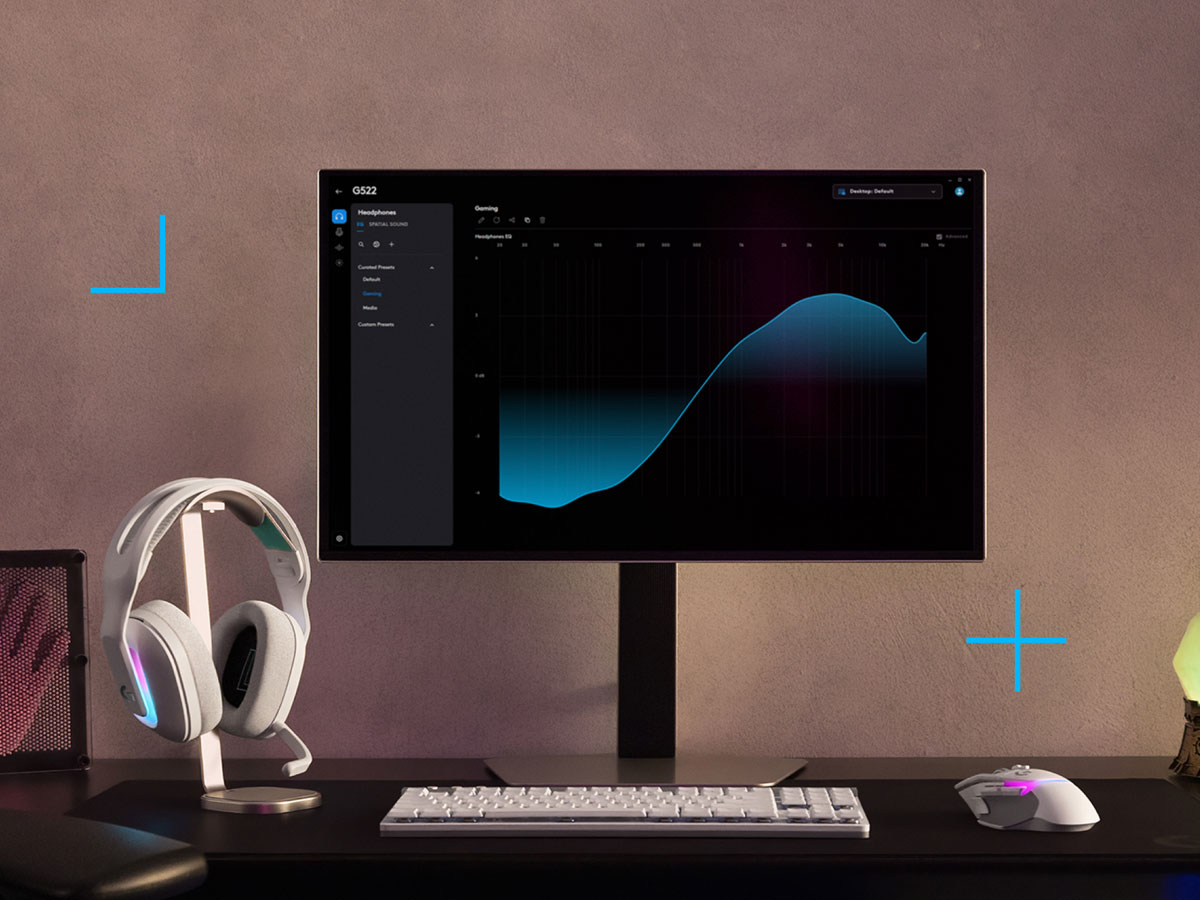 Logitech G522 Lightspeed kabellose Kopfhörer Weiß - Lifestyle-Grafik