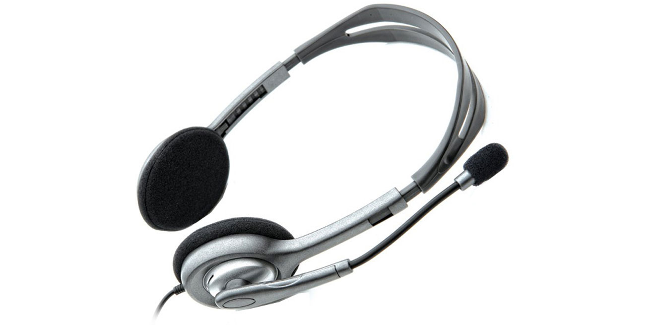 Logitech H110 Headset mit verstellbarem Bügel