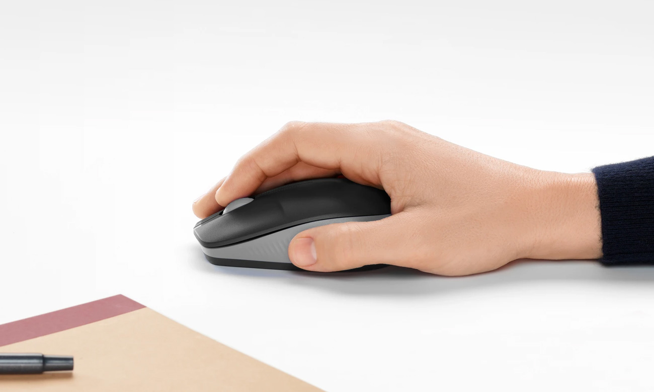 Logitech M190 kabellose Maus blau