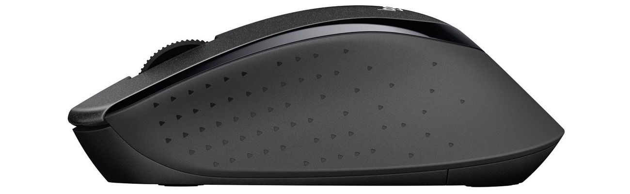 Logitech M330 Silent Plus schwarz Seitenansicht