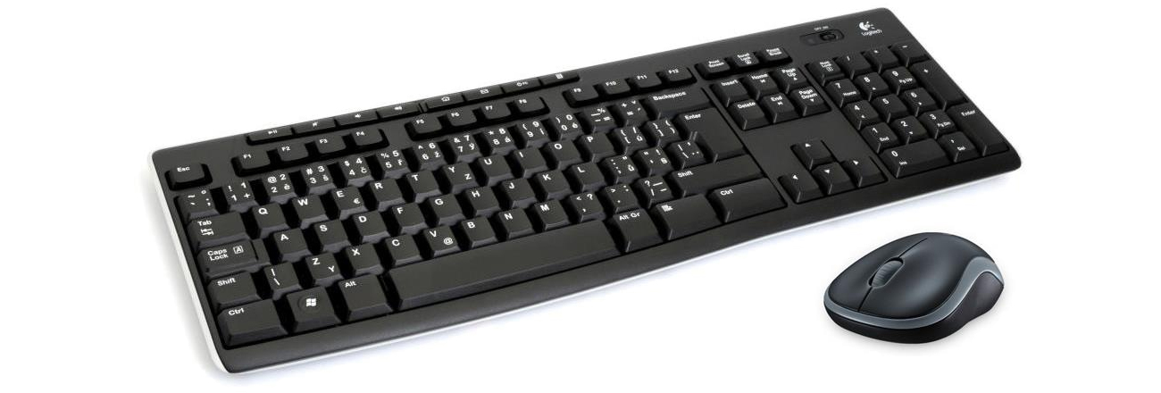 Logitech MK270 niewielka mysz osiem klawiszy skrotu