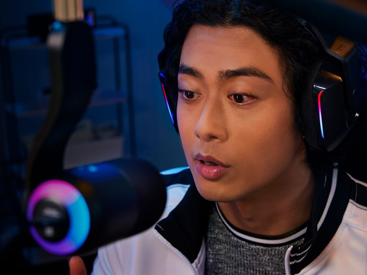 Mikrofon Logitech Yeti GX Schwarz - Lifestyle-Grafik