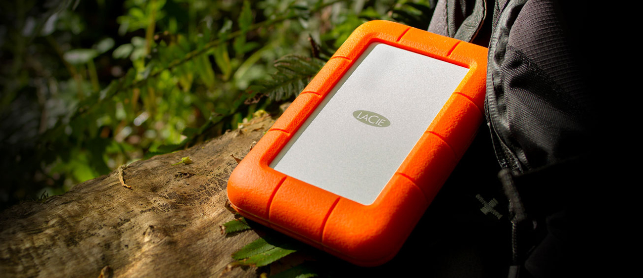 LaCie Rugged 1 TB USB-C verstärkte Festplatte
