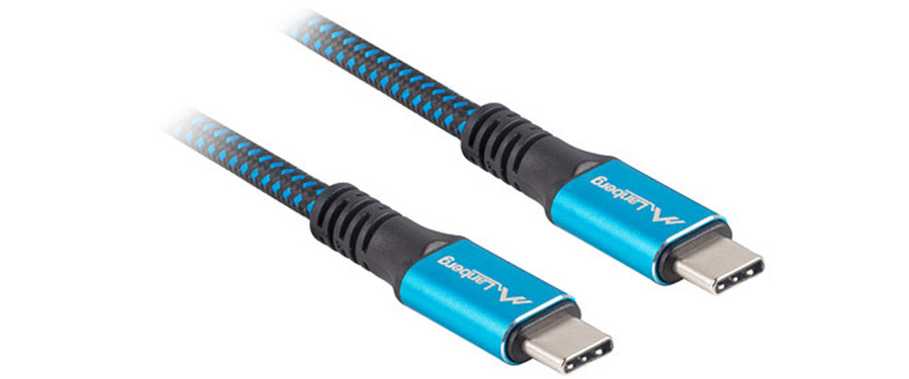 Lanberg USB-C 4.0 Kabel 100W 5K/60Hz 0,5 m