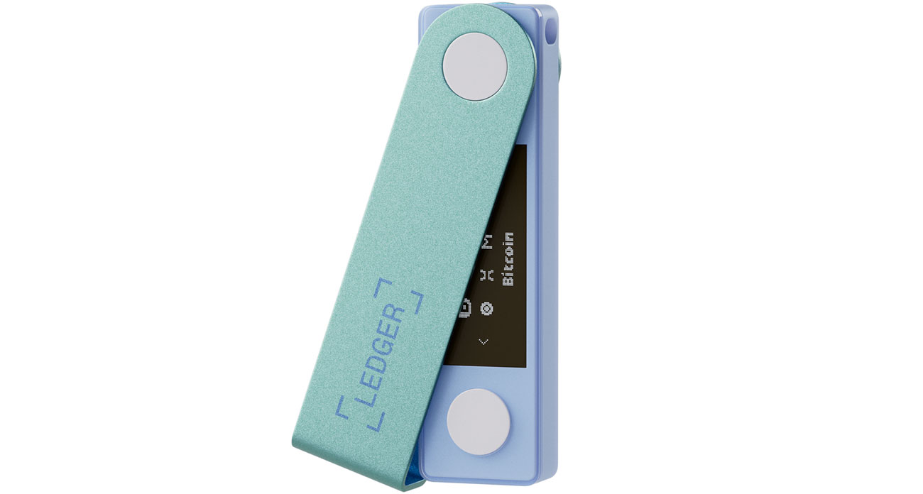 Kryptowallet Ledger Nano X Pastellgrün