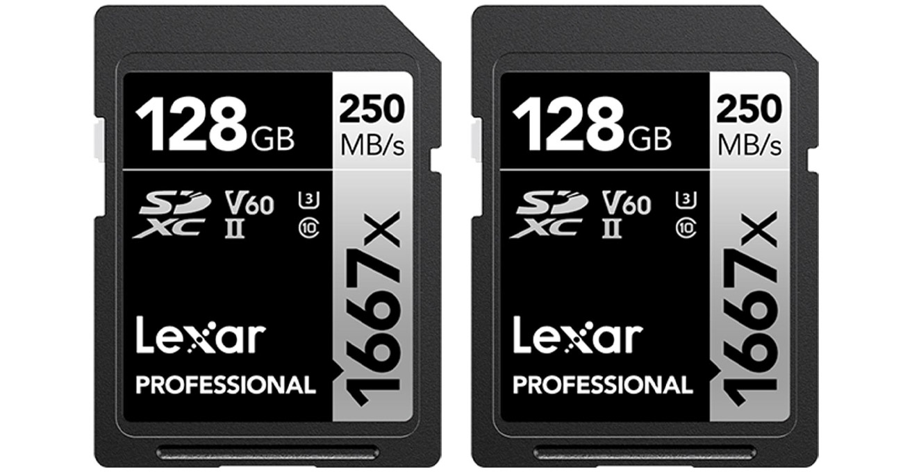 Lexar 1667x Professional SDXC 2x128GB Speicherkarte