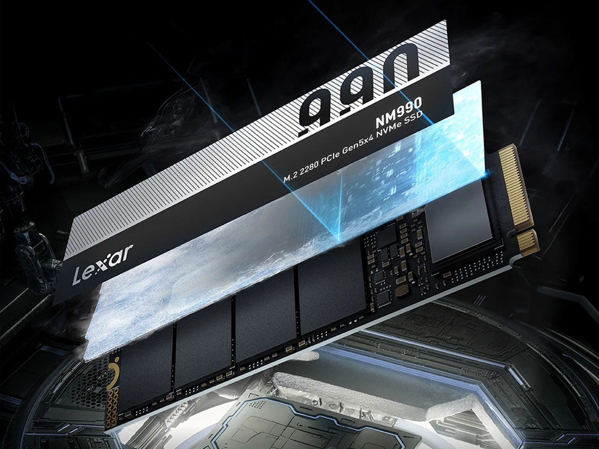 Dysk SSD M.2 PCIe Gen5 NVMe Lexar NM990 - Zaawansowane chłodzenie i trwałość