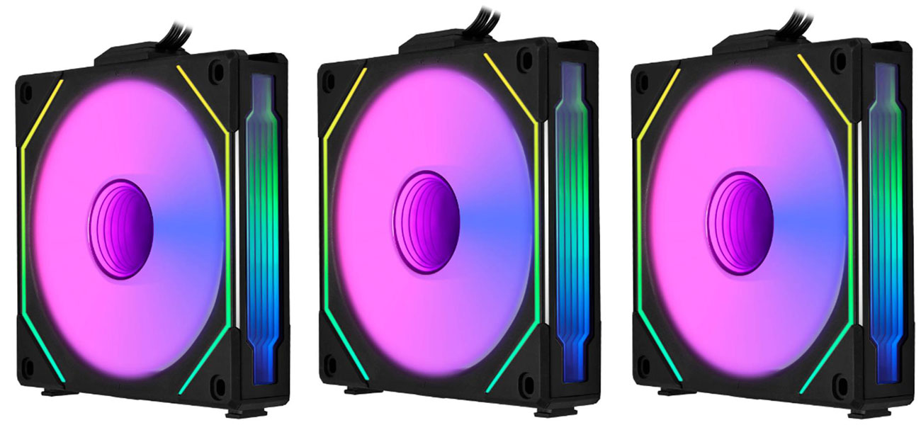 Wentylator Lian Li UNI FAN SL-INF 120 ARGB Reverse Blade PWM Triple Pack 3x120mm
