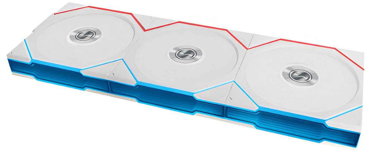 Lian Li Uni Fan TL Wireless 120 Reverse White Triple Pack 3x120mm