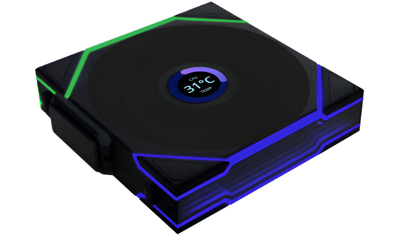 Lian Li Uni Fan TL Wireless LCD 120 Reverse 120mm