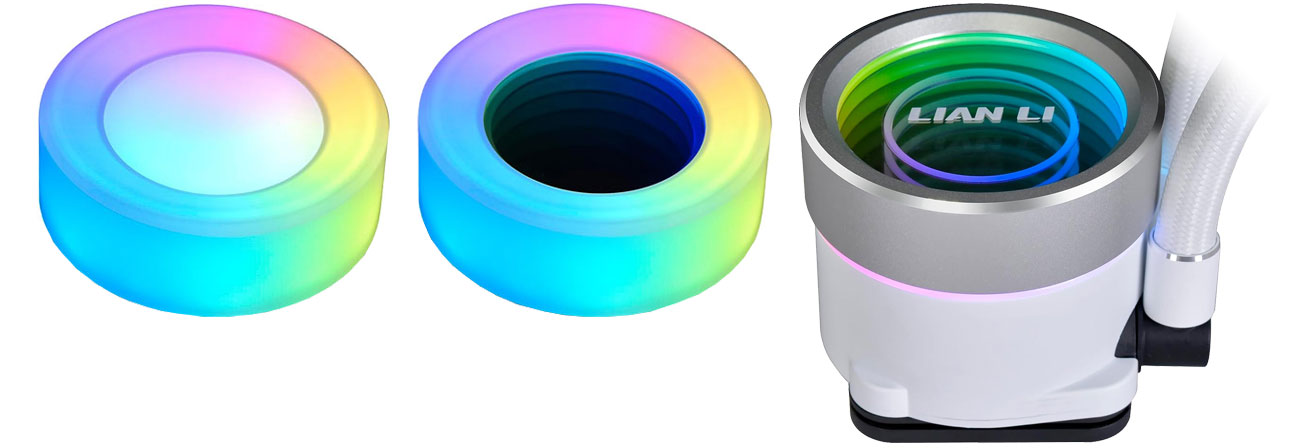  Lian Li Galahad II 240 Trinity SL-INF ARGB White 2x120mm