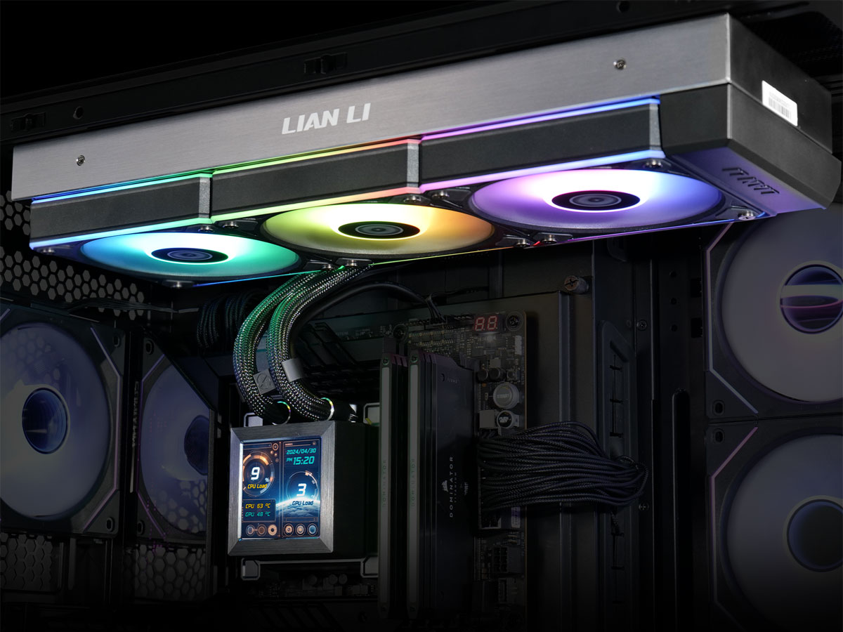 Lian Li HydroShift LCD 360 ARGB schwarz AiO-Set