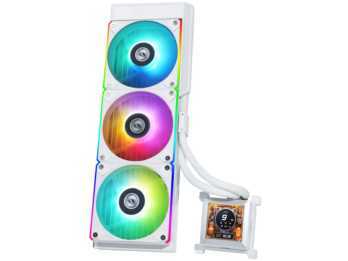 Lian Li HydroShift LCD 360 ARGB weiß Wasserkühlung