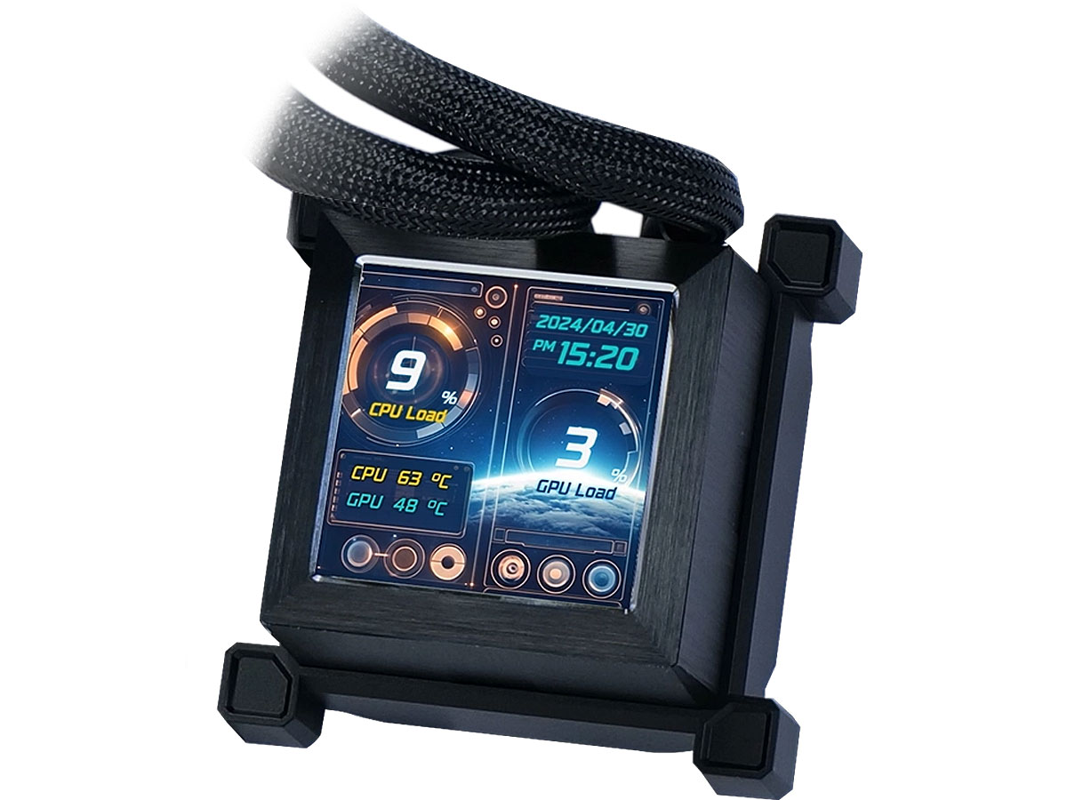 Lian Li HydroShift LCD 360 TL RGB schwarz Wasserblock mit LCD