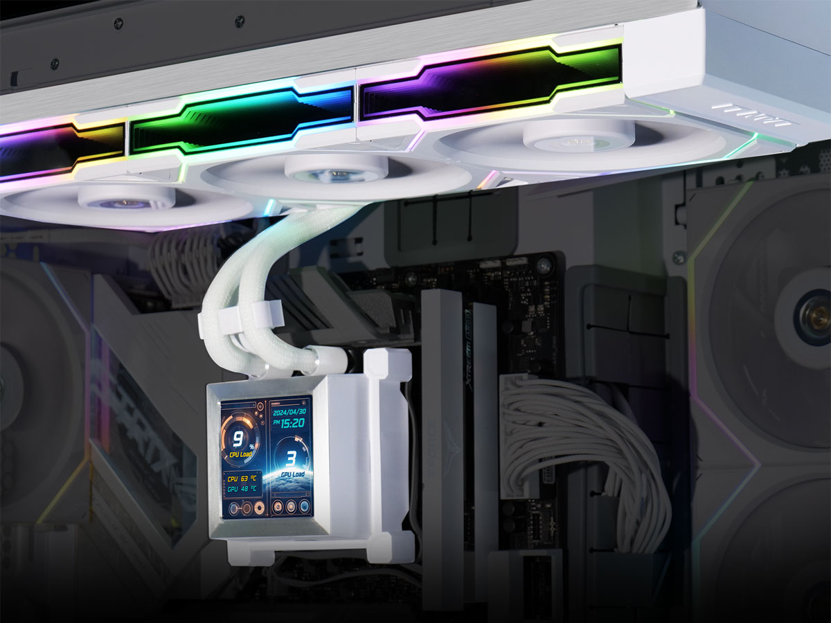 Lian Li HydroShift LCD 360 TL RGB weiß AiO-Set